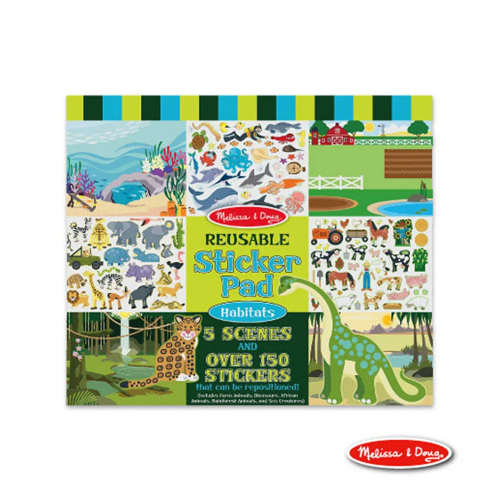 美國 Melissa & Doug 貼貼樂 – 靜電貼紙收藏簿【動物】 價格比較,價格查詢,歷史價格詳細信息