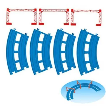 《TAKARA TOMY》PLARAIL 火車配件 R-07 雙直軌 歷史價格詳細信息