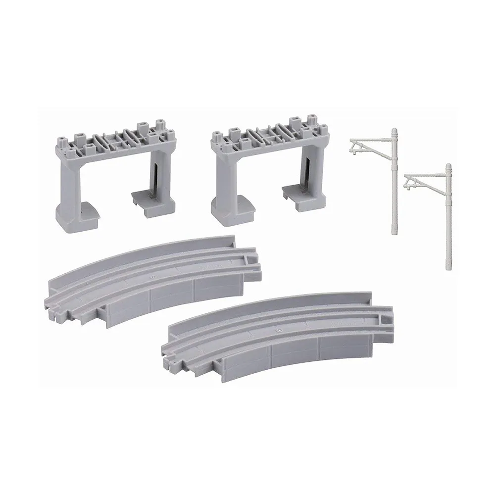 PLARAIL鐵道王國 火車配件 R-17 三線分叉軌 TP80533 歷史價格詳細信息