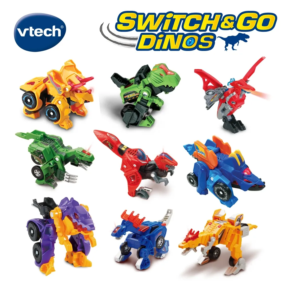 Vtech  聲光變形恐龍車2入組 - 多款任選 歷史價格詳細信息