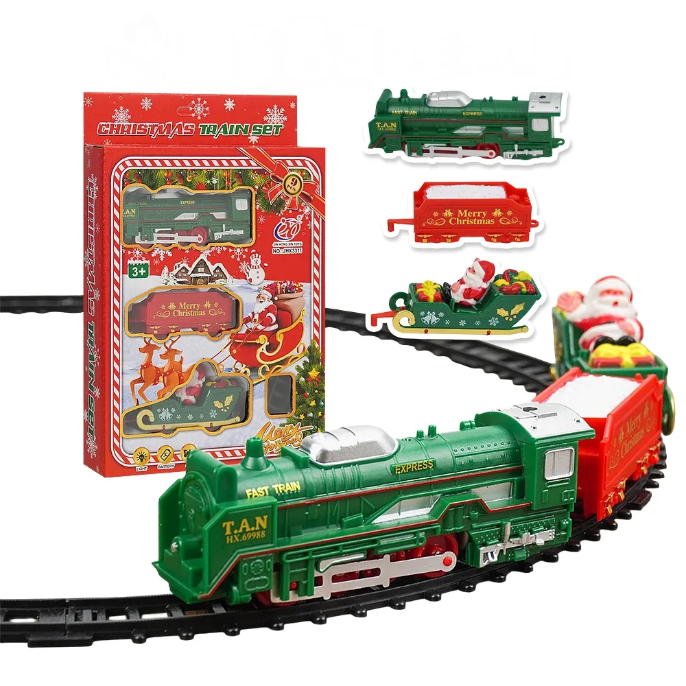 聖誕小火車拼裝積木聖誕兒童玩具男孩3一6歲生日禮物專供 歷史價格詳細信息