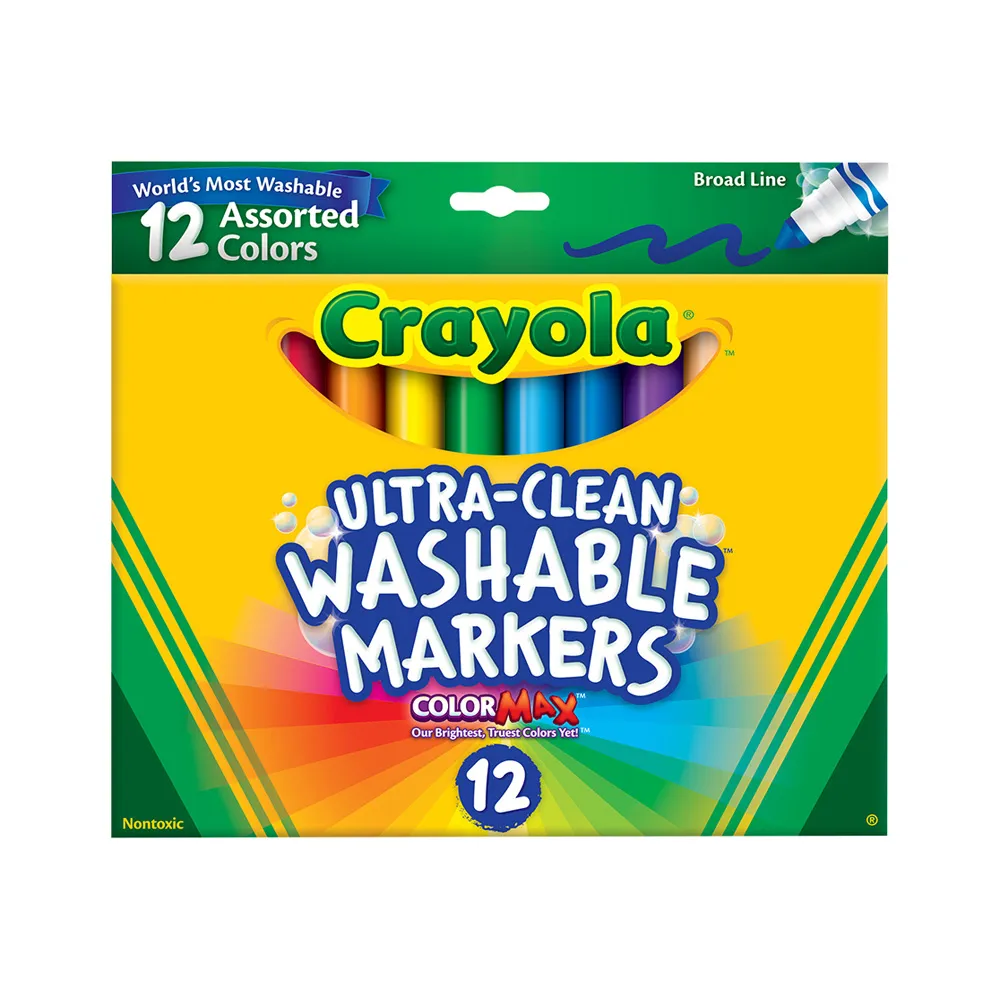 【Crayola】 可水洗印章色筆10色[現貨] 歷史價格詳細信息