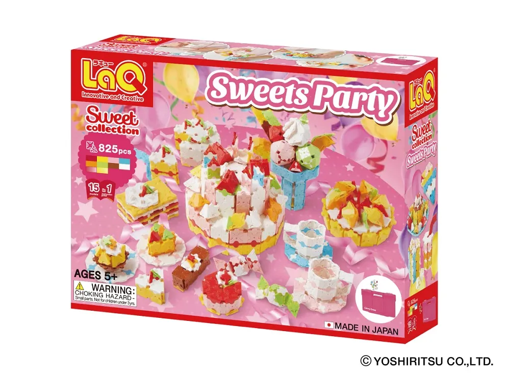 【LaQ】甜點派對 (825pcs) 日本製造立體3D拼接積木/益智玩具/台灣獨家代理 歷史價格詳細信息