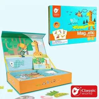 《德國Classic world》磁性遊戲盒(4款) 【益智啟蒙_適合3歲以上】客來喜經典木玩具－官方直營 歷史價格詳細信息