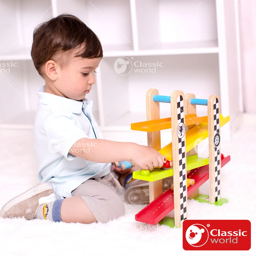 《德國Classic world》彩色 F1 賽車【幼兒啟蒙_適合18個月以上】客來喜經典木玩具－官方直營 歷史價格詳細信息