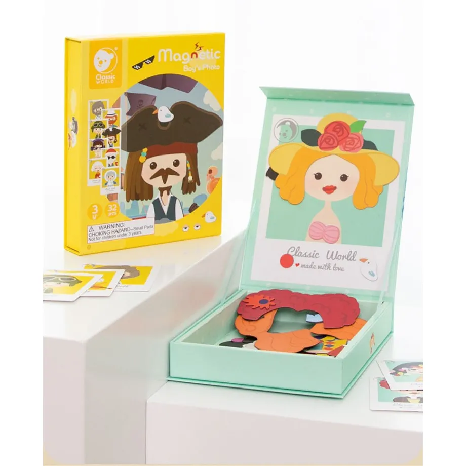 《德國Classic world》磁性遊戲盒(4款) 【益智啟蒙_適合3歲以上】客來喜經典木玩具－官方直營 歷史價格詳細信息
