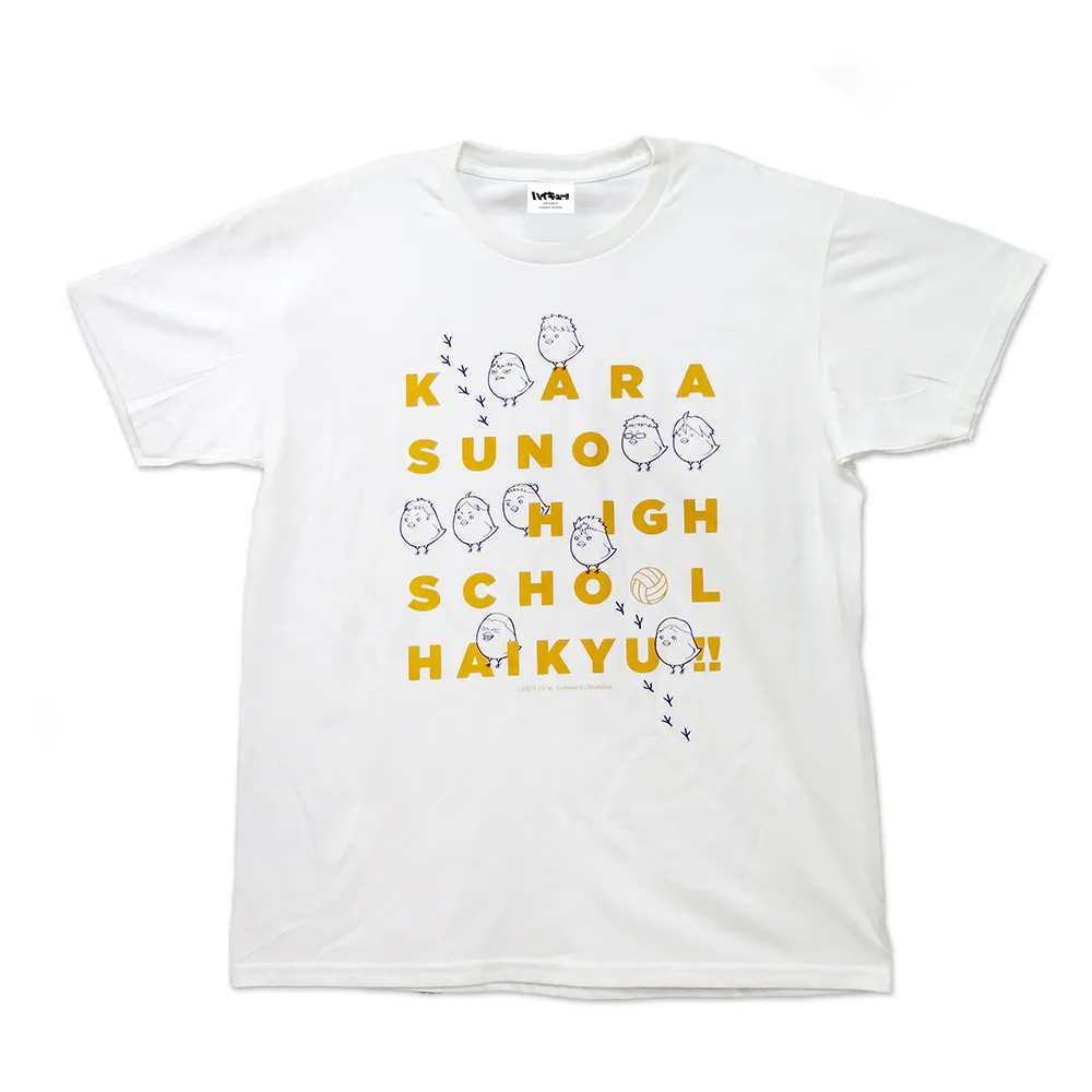 排球少年T恤 短T 稻荷崎(白) 歷史價格詳細信息