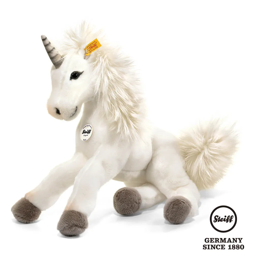 STEIFF德國金耳釦泰迪熊 Unicorn 獨角獸 安撫搖椅(騎乘動物) 歷史價格詳細信息
