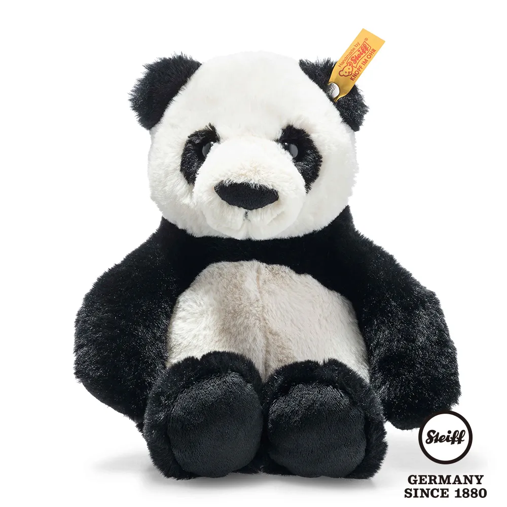 STEIFF德國金耳釦泰迪熊 - Pandi giant panda 貓熊 (動物王國_黃標) 歷史價格詳細信息