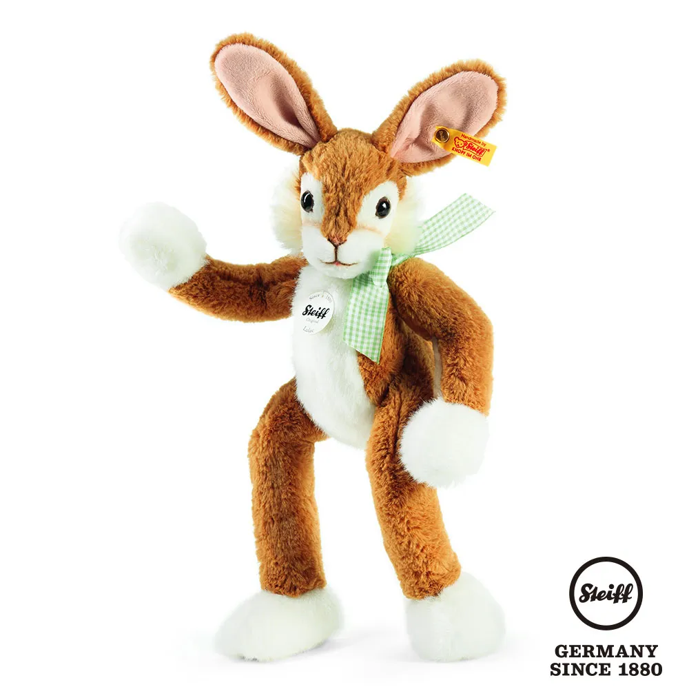 STEIFF德國金耳釦泰迪熊 - Lulac Dangling Rabbit 兔子 (動物王國_黃標) 歷史價格詳細信息