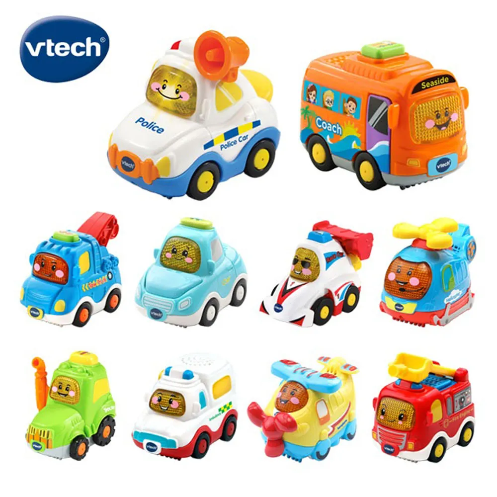 Vtech 嘟嘟聲光互動車組-3入 (3款可選)【麗兒采家】 歷史價格詳細信息