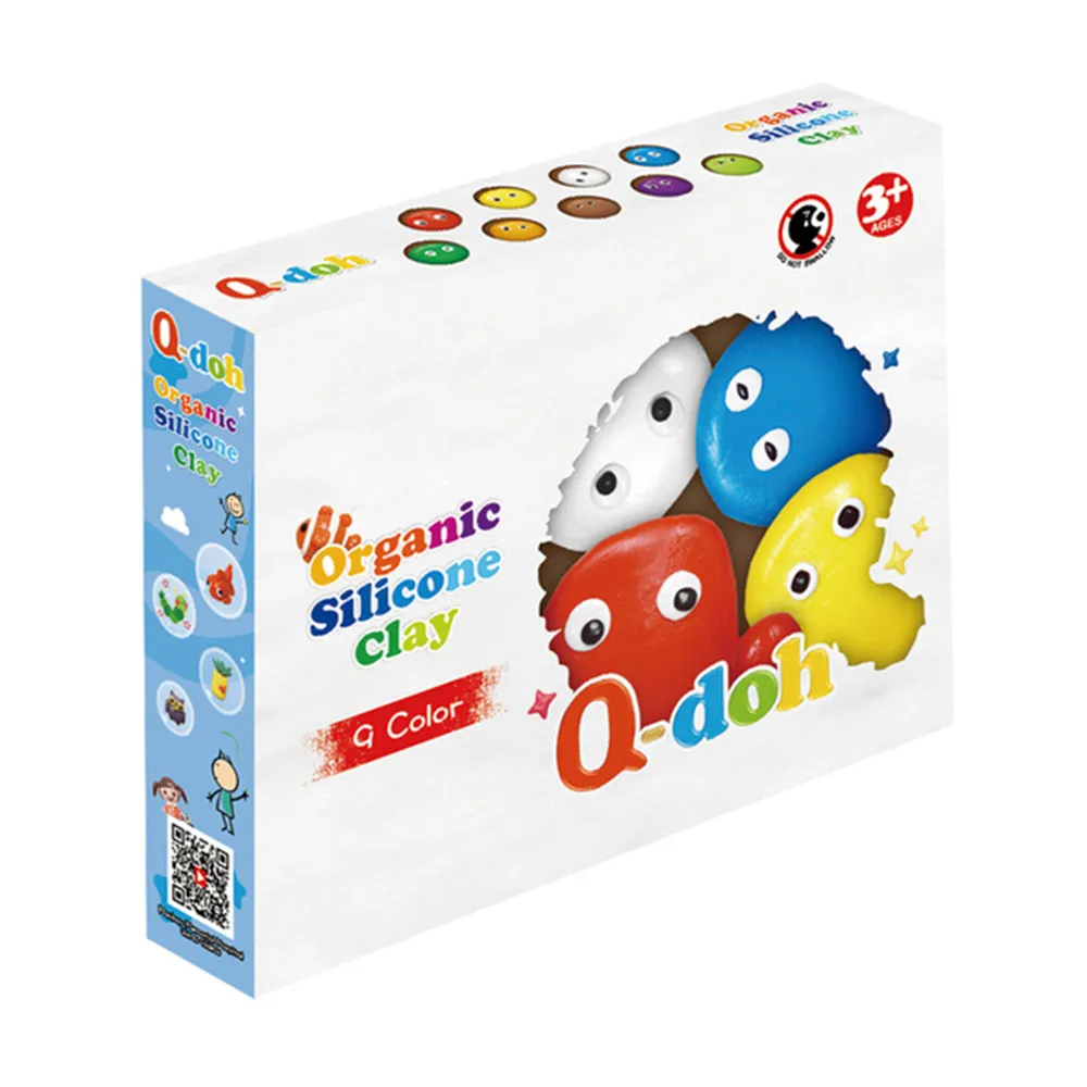 【Q-doh】歡樂超柔軟有機矽膠黏土16色組 歷史價格詳細信息
