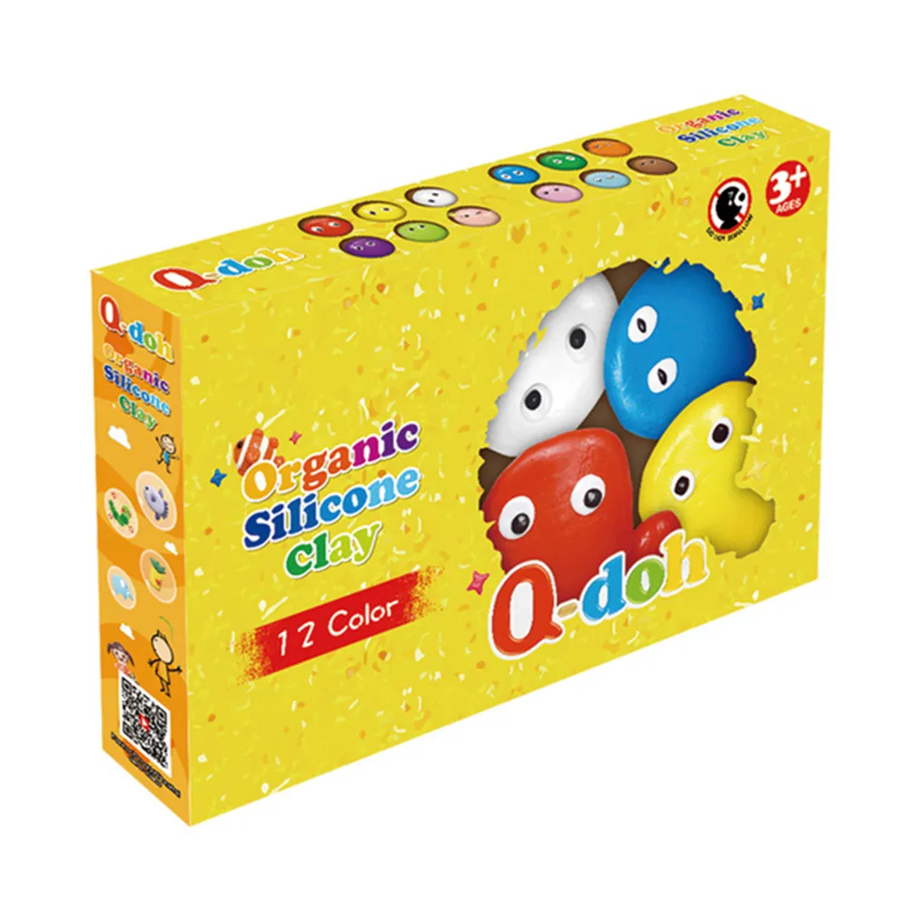 【Q-doh】歡樂超柔軟有機矽膠黏土16色組 歷史價格詳細信息