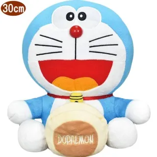哆啦A夢絨毛娃娃玩偶坐姿16公分 ST10345【小品館】 歷史價格詳細信息