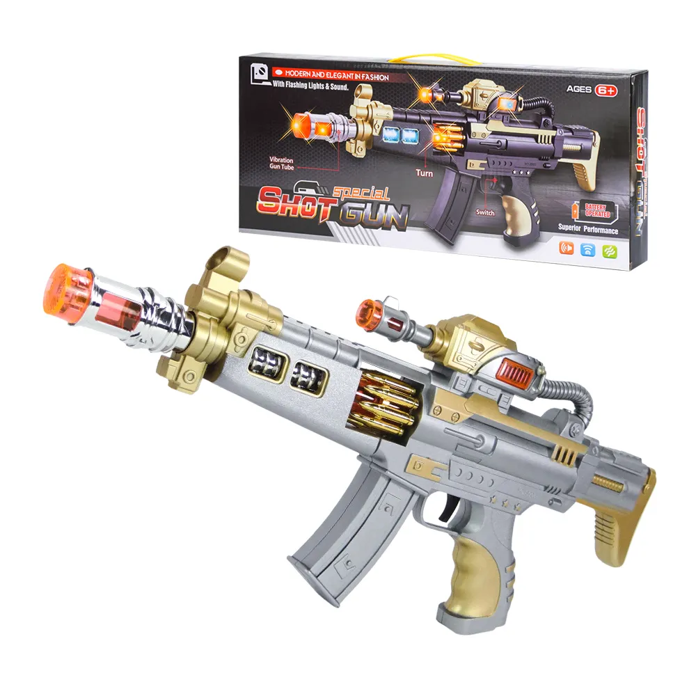 兒童聲光齒輪轉動槍(有振動+槍口投影效果+附背帶)(JQ888) 歷史價格詳細信息