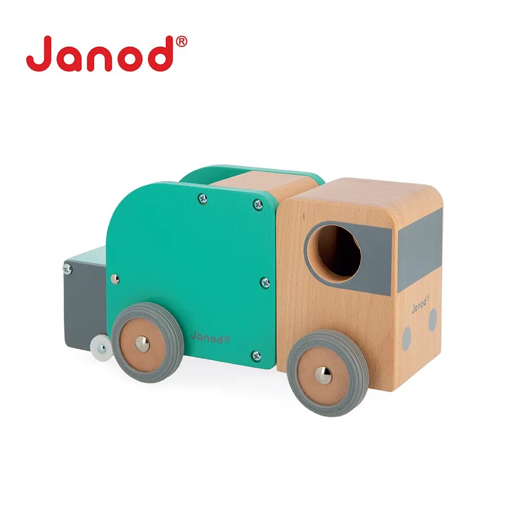 【法國Janod】城市冒險-雙層載運車 玩具車 木頭玩具 兒童玩具（LAVIDA官方直營） 歷史價格詳細信息