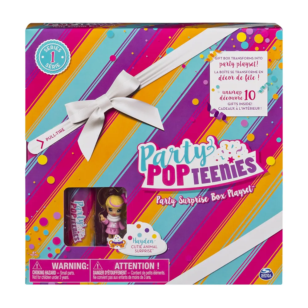 【Party Popteenies】派對甜心雙筒裝 (繽紛彩帶+時尚娃娃+可愛寵物+主題派對配飾) 歷史價格詳細信息