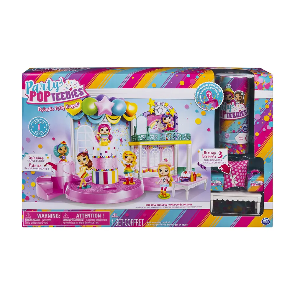 【Party Popteenies】派對甜心雙筒裝 (繽紛彩帶+時尚娃娃+可愛寵物+主題派對配飾) 歷史價格詳細信息