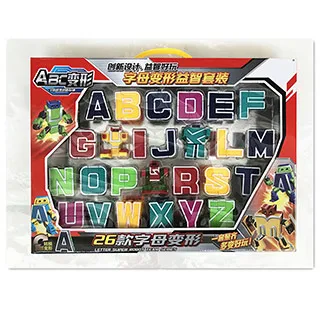 【孩子國】ABC字母變形机器人益智玩具 歷史價格詳細信息