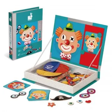 Janod 磁鐵遊戲書-有趣的臉 3700217327163 歷史價格詳細信息