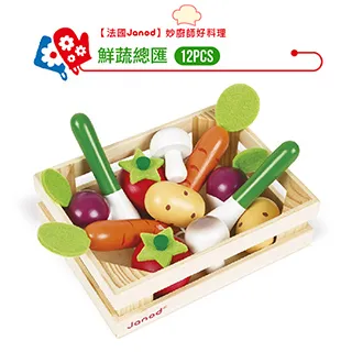 法國 Janod 妙廚師好料理-蔬果總匯提籃組 24pcs|扮家家酒【麗兒采家】 歷史價格詳細信息