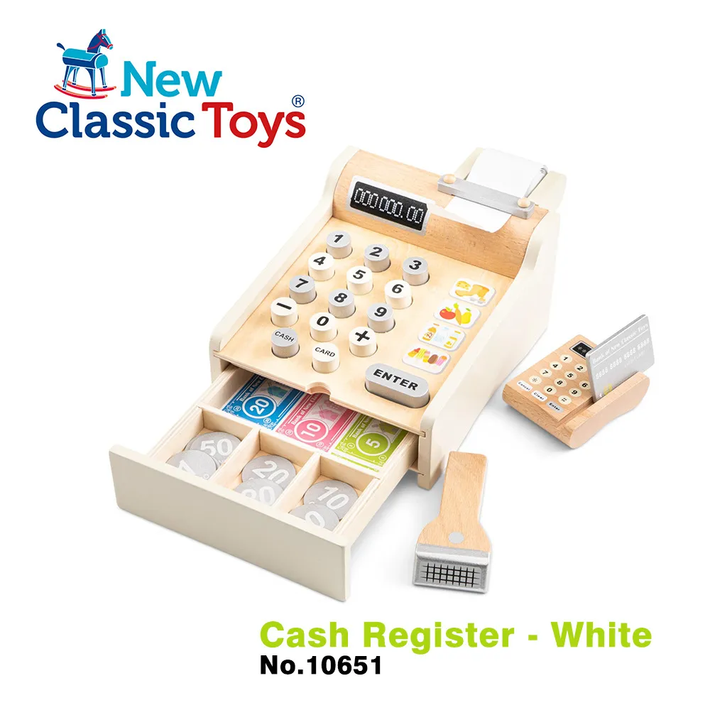 荷蘭 New Classic Toys - 木製收銀機收銀機 歷史價格詳細信息
