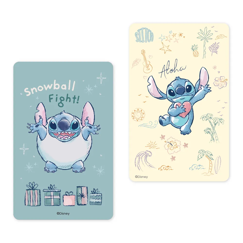 一卡通 - 史迪奇 Stitch Aloha / Snowball Disney 迪士尼 歷史價格詳細信息