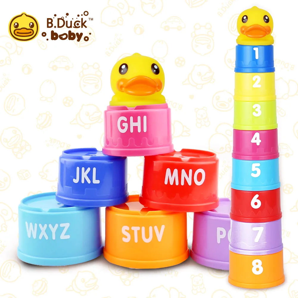 B.Duck小黃鴨 數字疊杯 早教統感教育玩具 BD013 廠商直送 歷史價格詳細信息