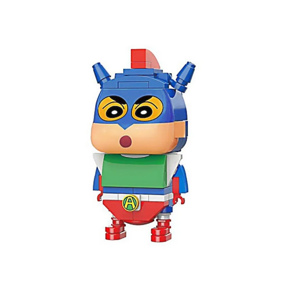 QMAN 蠟筆小新公仔 肥嘟嘟左衛門小新 QM46731 公司貨 啟蒙積木 歷史價格詳細信息