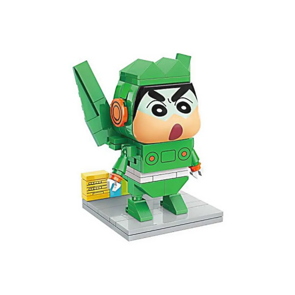 QMAN 蠟筆小新公仔 肥嘟嘟左衛門小新 QM46731 公司貨 啟蒙積木 歷史價格詳細信息