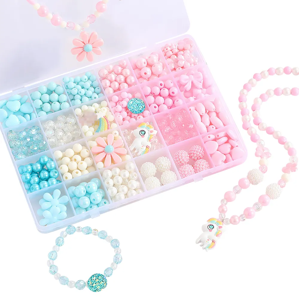 【Mesenfants】兒童DIY手工串珠 兒童串珠 兒童手鏈 手工串珠 益智串珠 首飾盒 生日禮物 歷史價格詳細信息