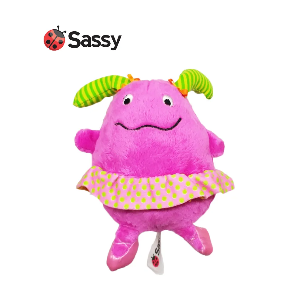 美國 Sassy小怪獸搖鈴安撫玩偶 - 綠色 不皮又皮 歷史價格詳細信息