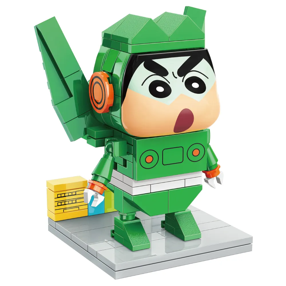 QMAN 蠟筆小新公仔 康達姆機器人小新 QM46730 公司貨 啟蒙積木 歷史價格詳細信息