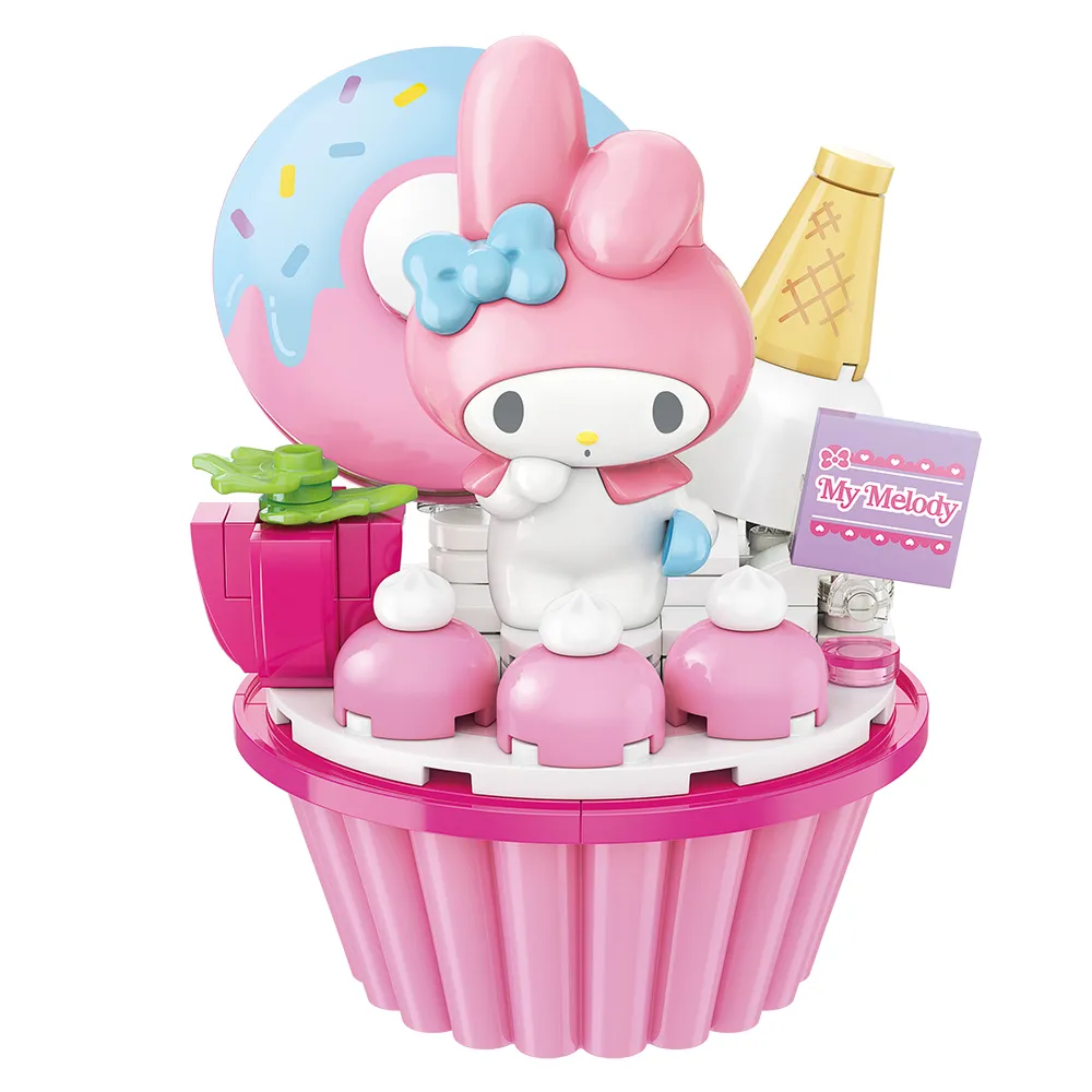 QMAN 三麗鷗 杯子蛋糕系列積木 酷洛米 QM46762 啟蒙積木 歷史價格詳細信息