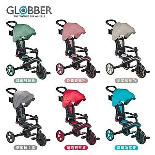 GLOBBER 4合1多功能3輪推車-活力紅 歷史價格詳細信息