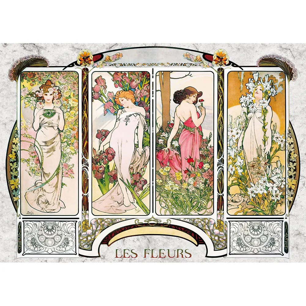 Epoch  慕夏 時間  1053片  拼圖總動員  迷你  日本進口拼圖 歷史價格詳細信息