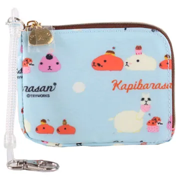 Kapibarasan 水豚君點點系列保暖居家針織腰圍(藍/紅) 歷史價格詳細信息