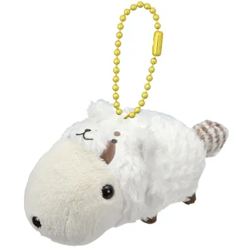 Kapibarasan 水豚君便裝系列毛絨公仔吊飾。船梨精 歷史價格詳細信息