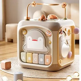 六面音樂盒 五面音樂盒 多功能手敲琴 六面鼓盒 遊戲盒 拍拍鼓 智慧盒 益智小天地 0533 互動學習盒 歷史價格詳細信息