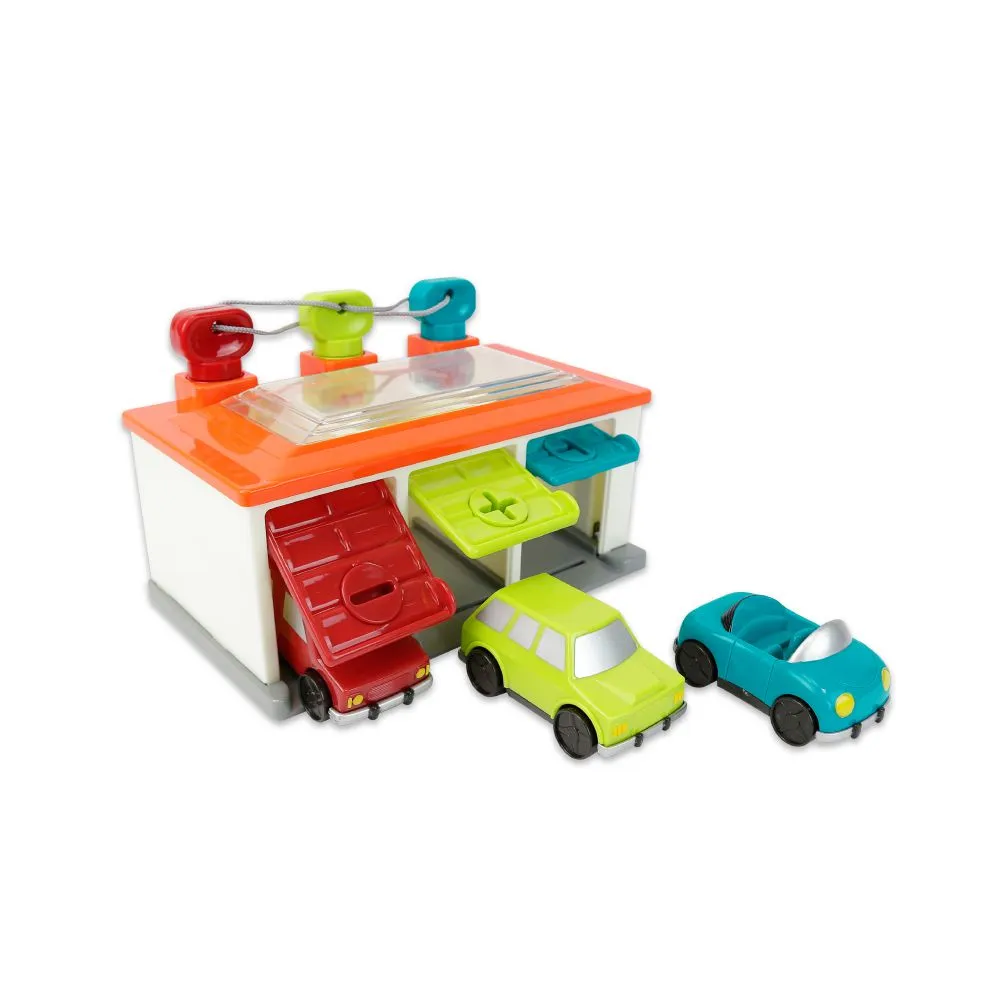 美國【B.Toys】藍綠紅車庫_Battat系列 價格比較,價格查詢,歷史價格詳細信息