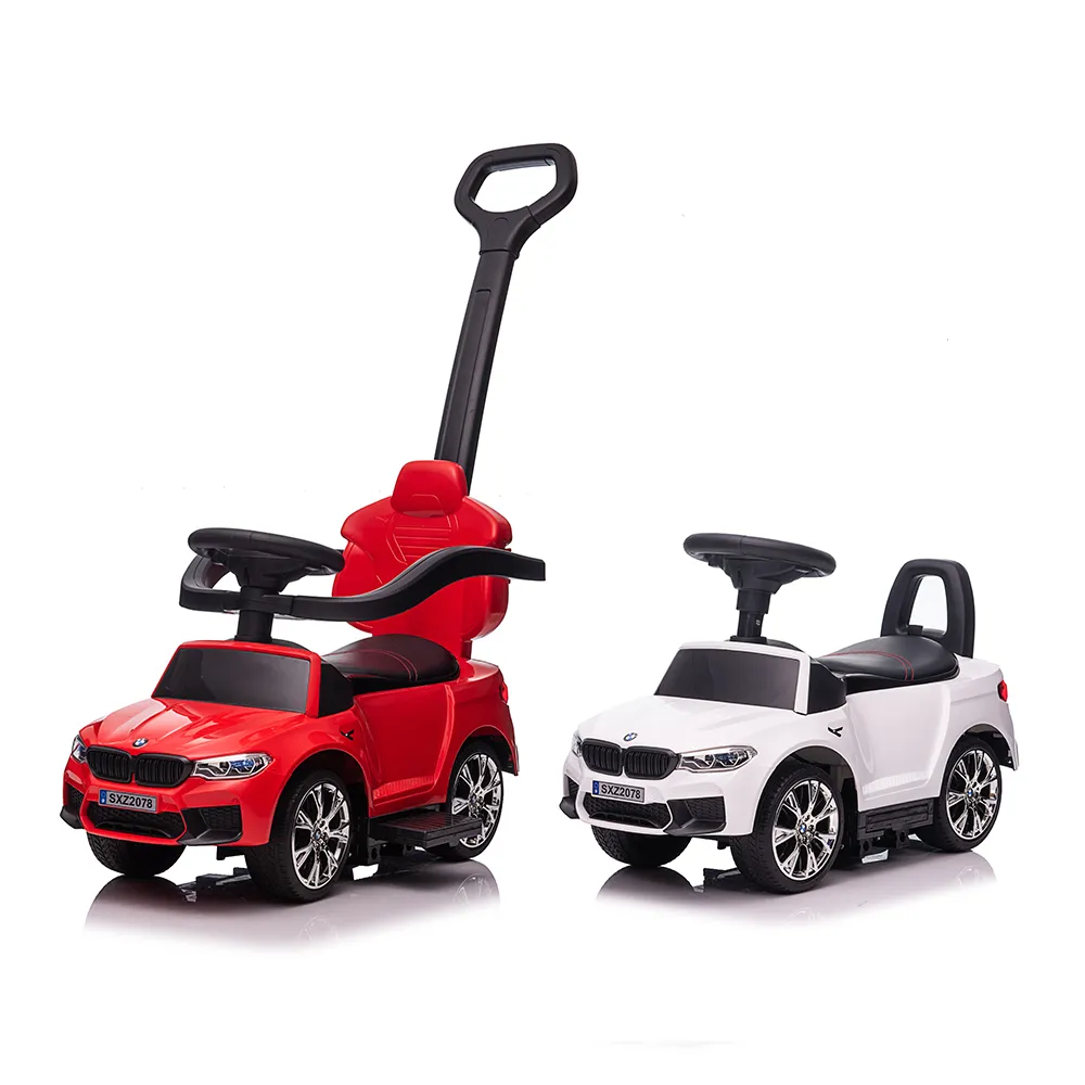 【聰明媽咪兒童超跑】BMW M5四合一兒童嚕嚕車(搖擺車/手推車/助步車/滑步車SXZ2078兩色可選) 歷史價格詳細信息