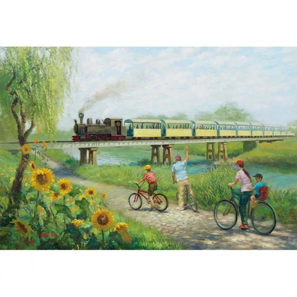 【台製拼圖】油畫系列-鄉村生活 (1000pcs) HM100-152 歷史價格詳細信息