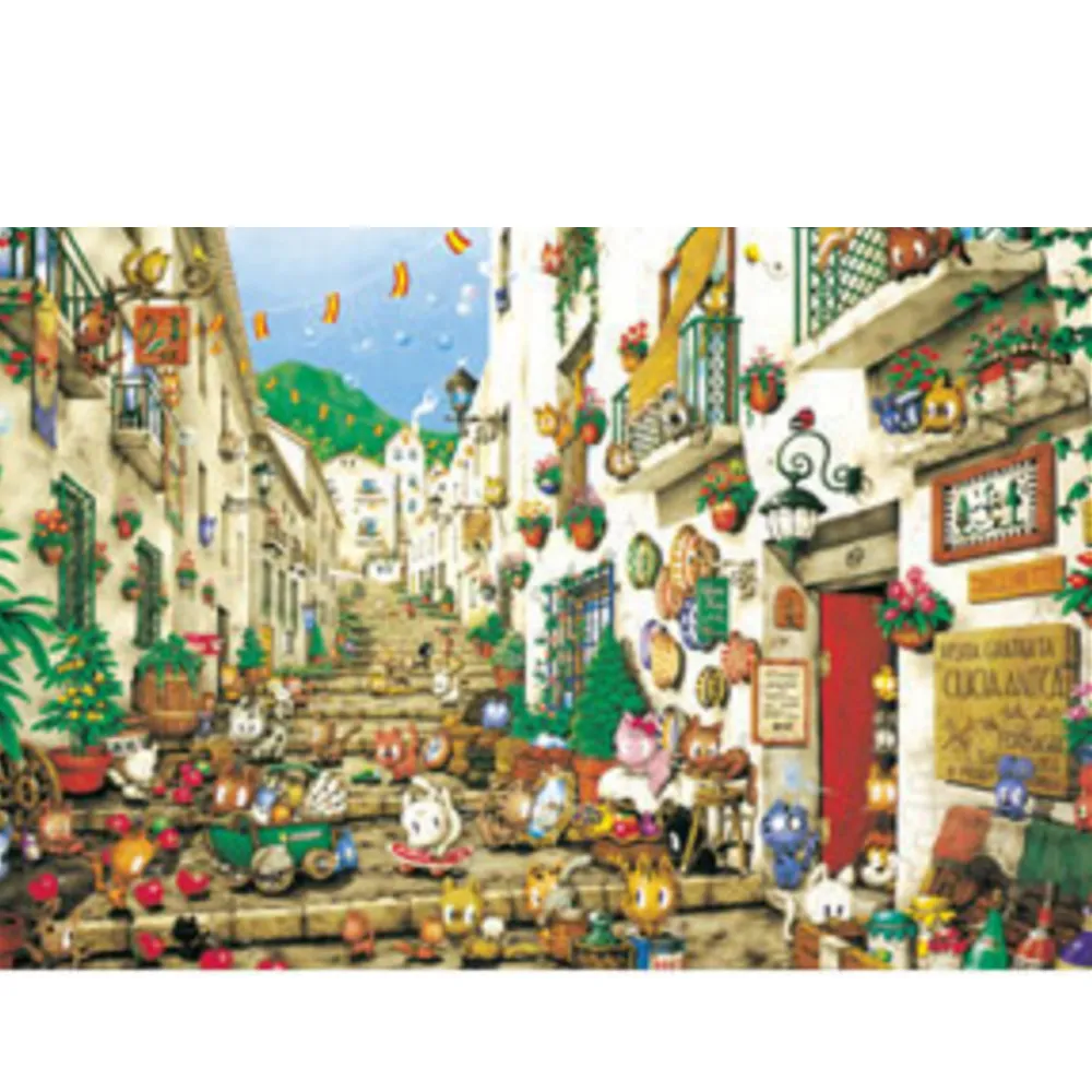 【台製拼圖】HM1600-002 夜光-浪漫風景-愛情海聖多里尼 (1600片) 歷史價格詳細信息