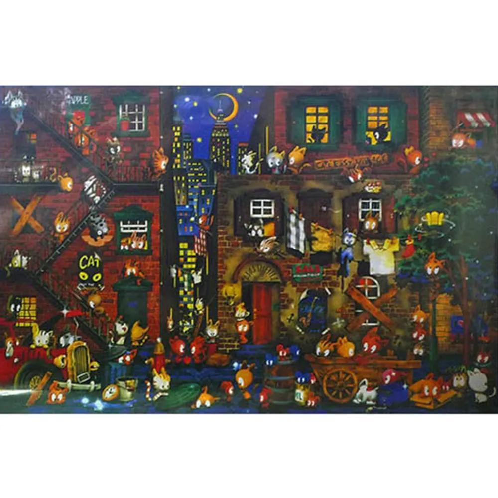 【台製拼圖】HM1600-002 夜光-浪漫風景-愛情海聖多里尼 (1600片) 歷史價格詳細信息