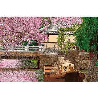 P2 - 1-027 1000片拼圖 林宗範系列-春城無處不飛花(台灣製) 歷史價格詳細信息