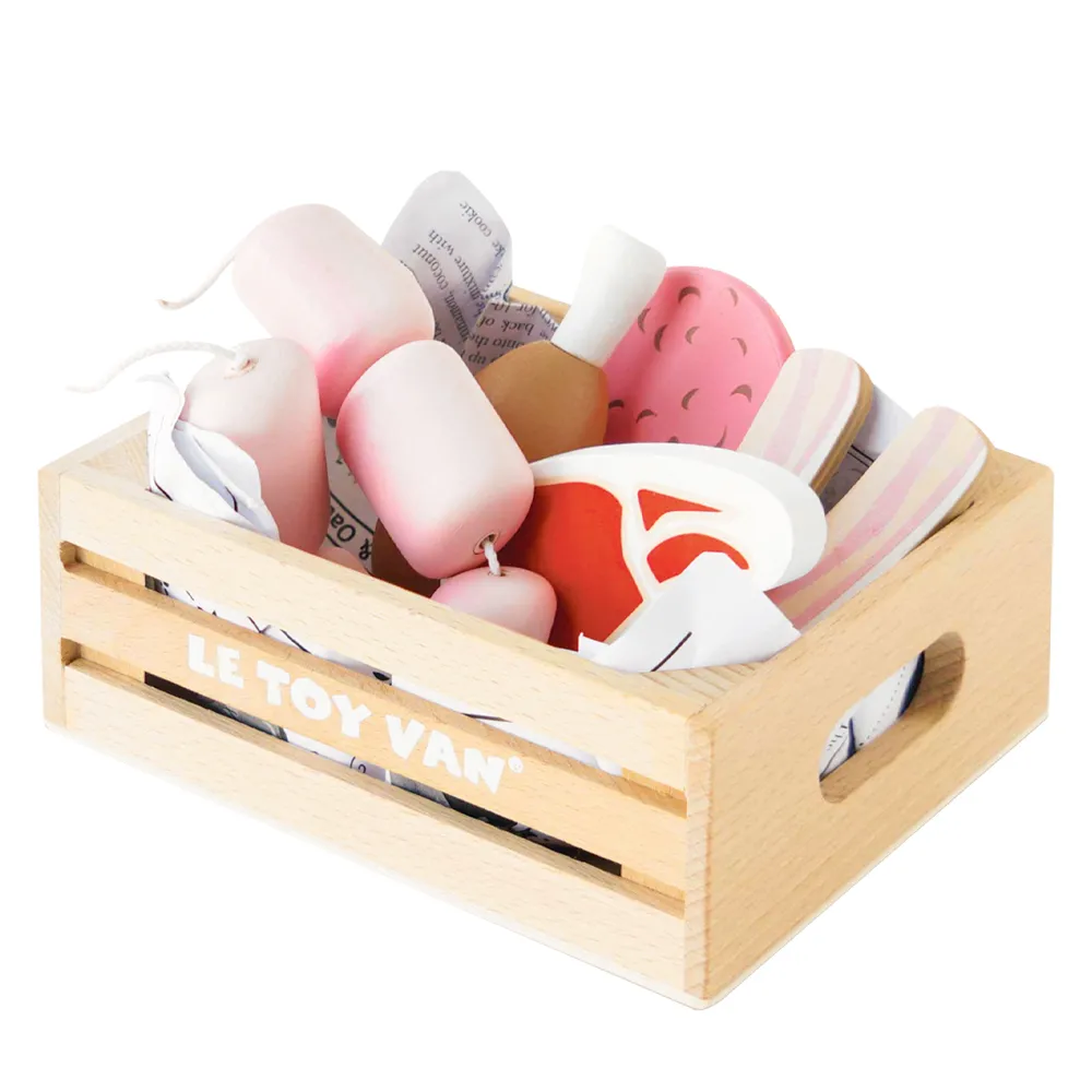 英國 Le Toy Van 角色扮演系列-鮮魚盒木質玩具組 (TV184) 歷史價格詳細信息