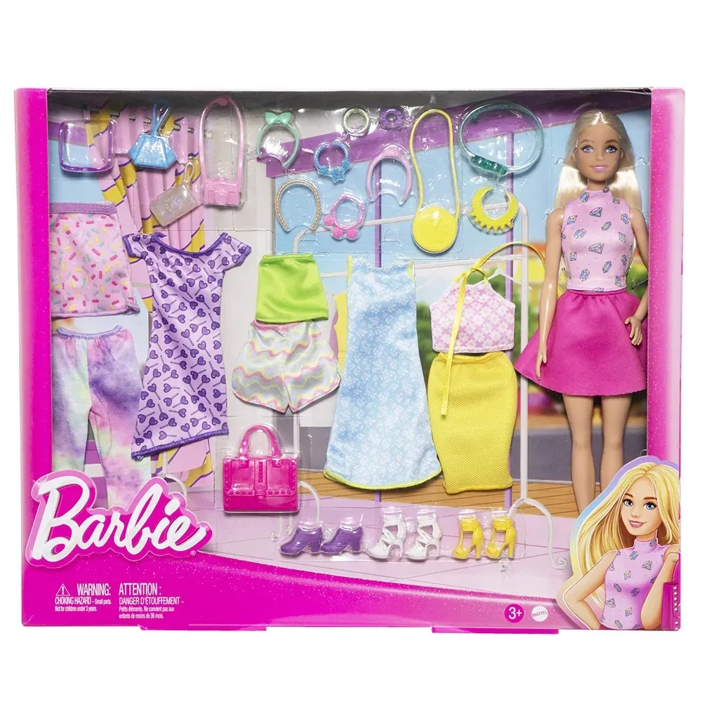 Mattel 芭比時尚造型服飾(一組4入) Barbie 娃娃 正版 美泰兒 歷史價格詳細信息