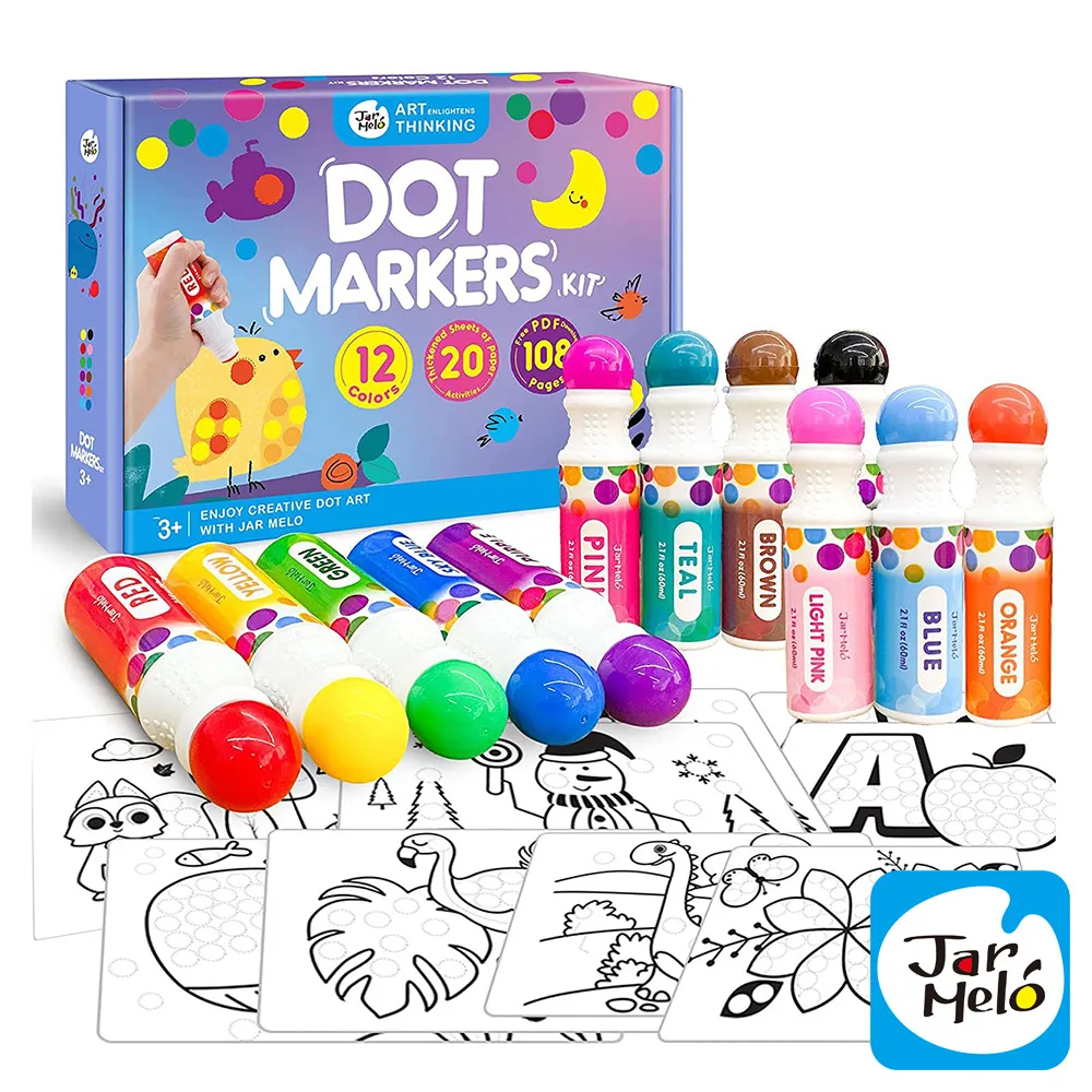 【JarMelo 原創美玩】點點畫筆套裝12色 歷史價格詳細信息