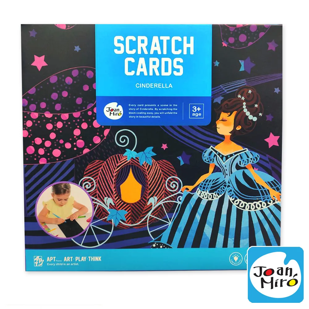 【JoanMiro 原創美玩】童話故事刮畫紙-灰姑娘 JM03065 歷史價格詳細信息