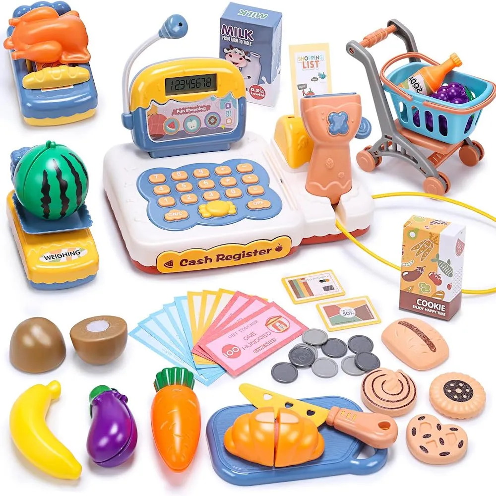 CUTE STONE 兒童仿真木製水果切切樂與收納提籃22件組套裝玩具 歷史價格詳細信息